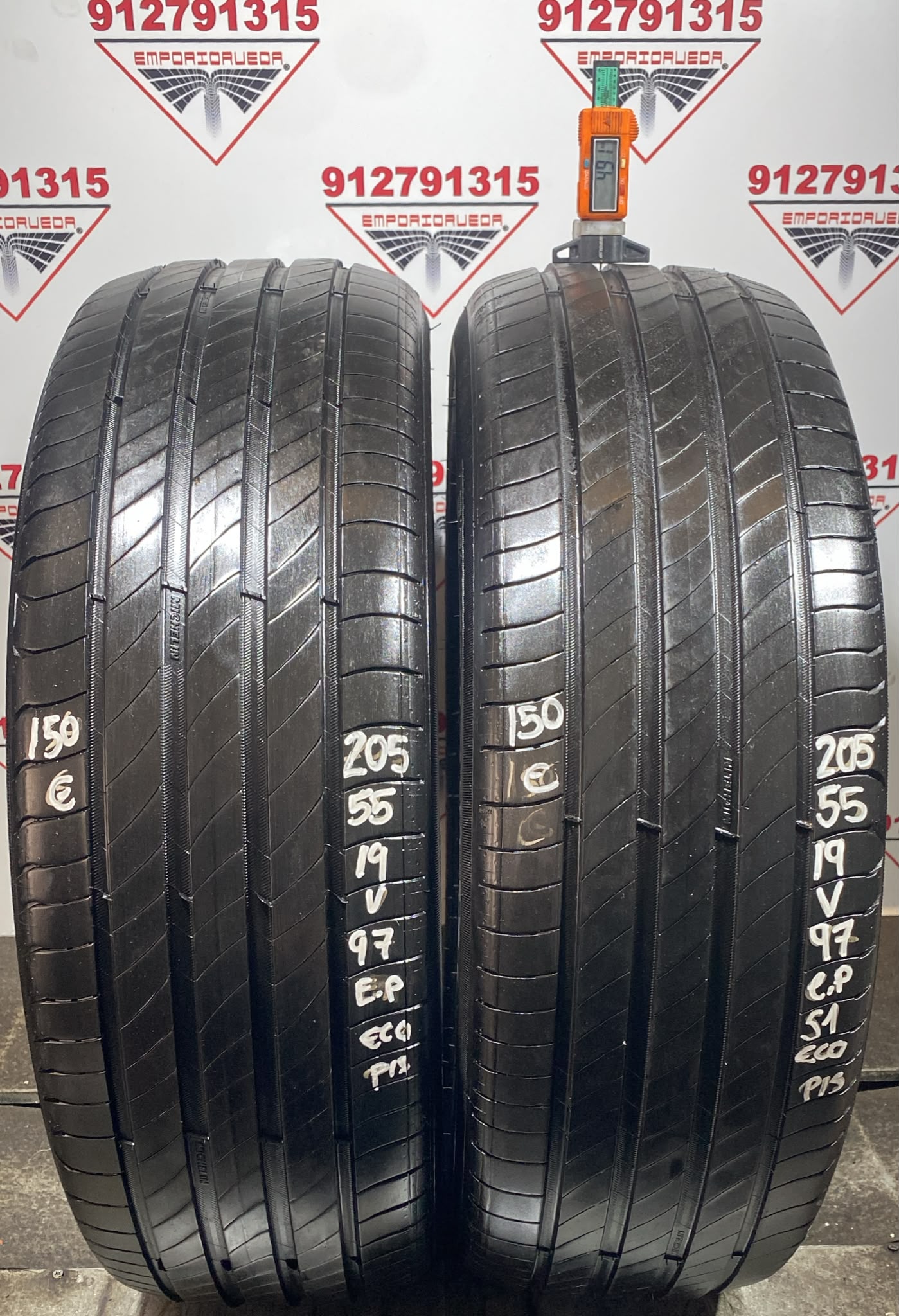 MICHELIN E-PRIMACY USADO ECONOMICO  205/55 R19 97 V